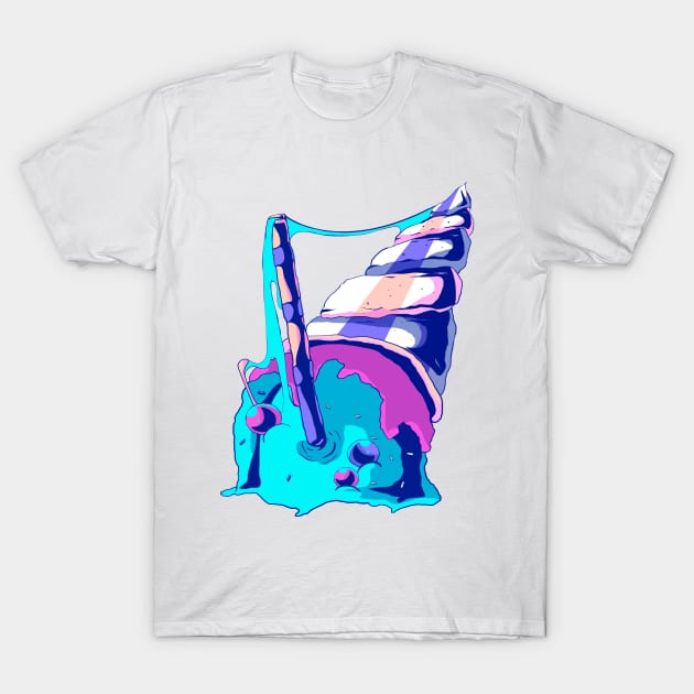 melted ice cream T-Shirt by Lenbor